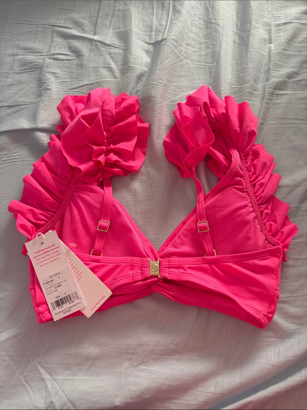 Steviekate Ruffle Bikini Top size 4 - Picture 4 of 5